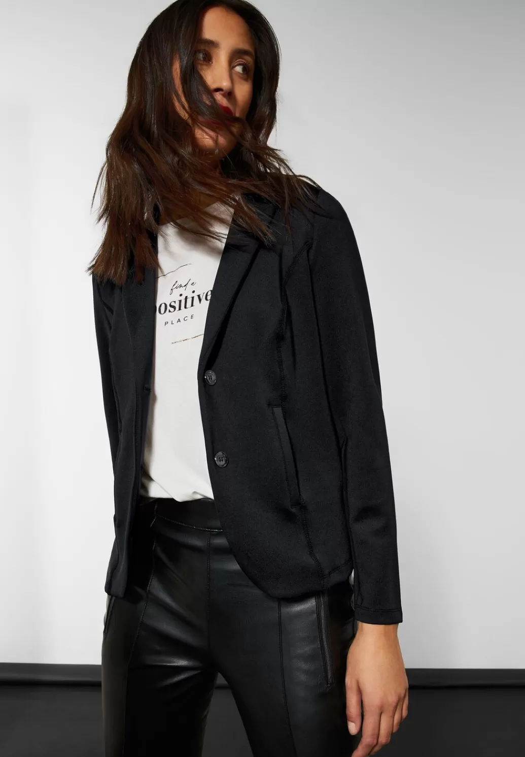 Street One Basic Blazer In Technotwill^Damen Blazer