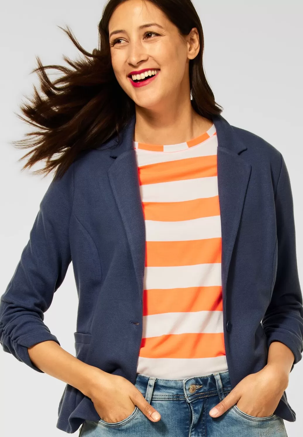 Street One Basic Blazer In Unifarbe^Damen Blazer