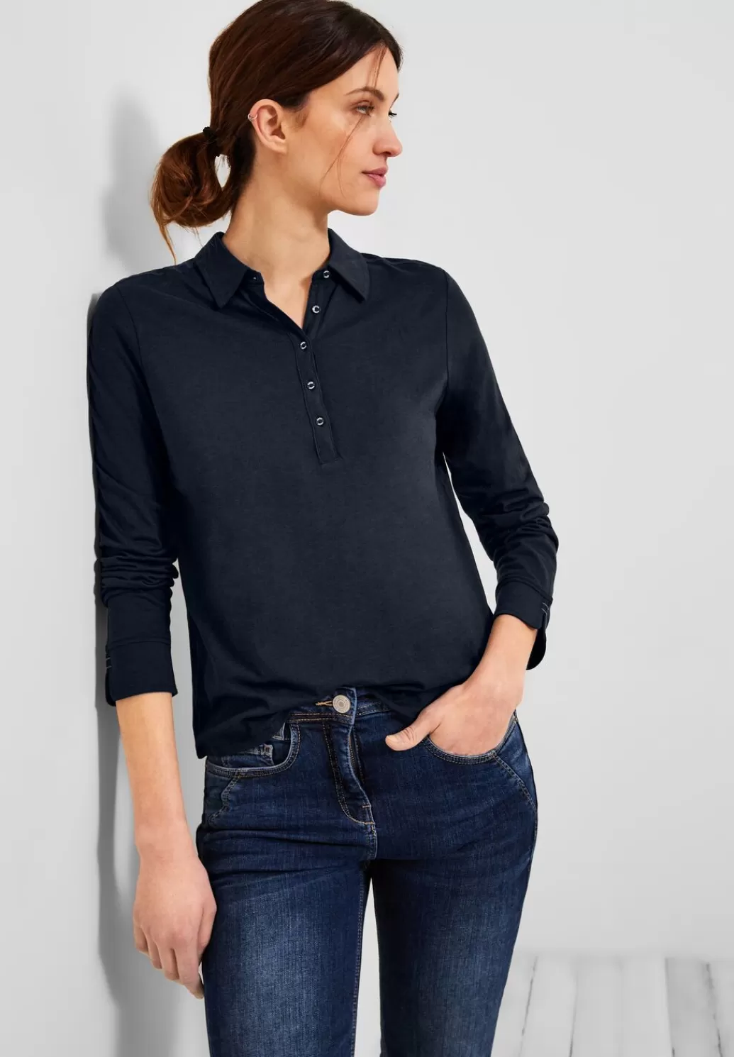 Street One Basic Blusenshirt^Damen Langarm Shirts