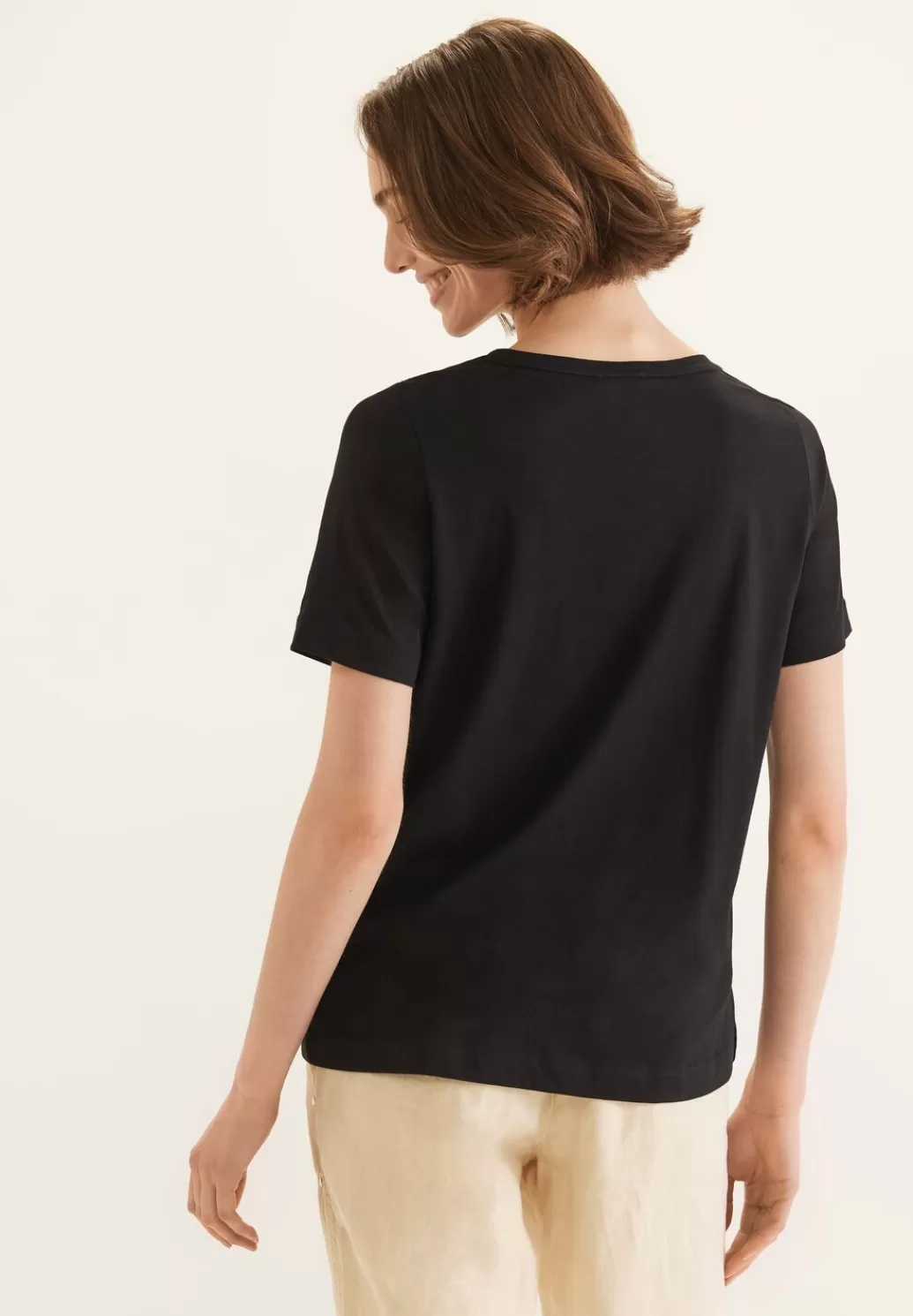 Street One Basic Partprint T-Shirt^Damen Shirts