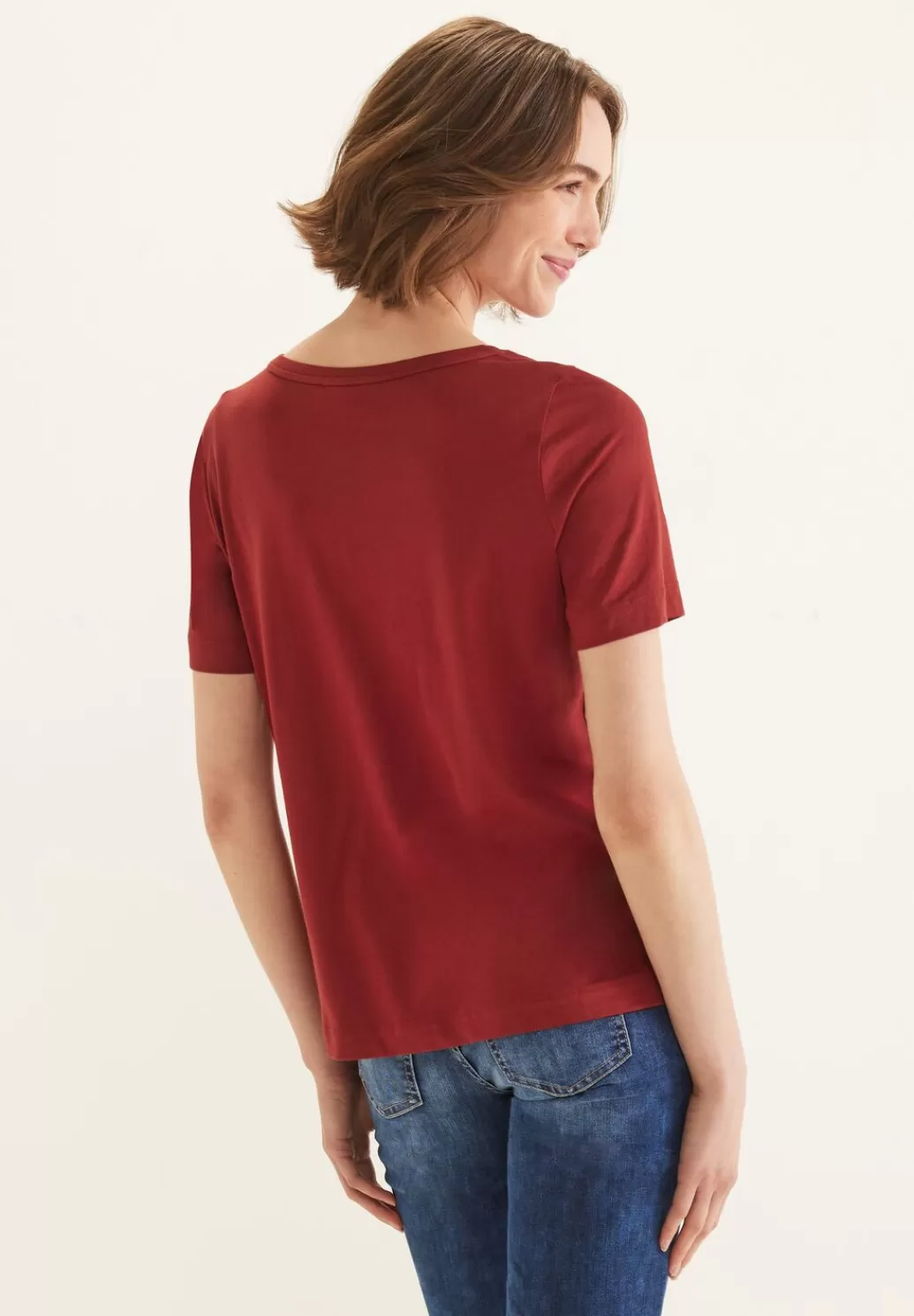 Street One Basic Partprint T-Shirt^Damen Shirts