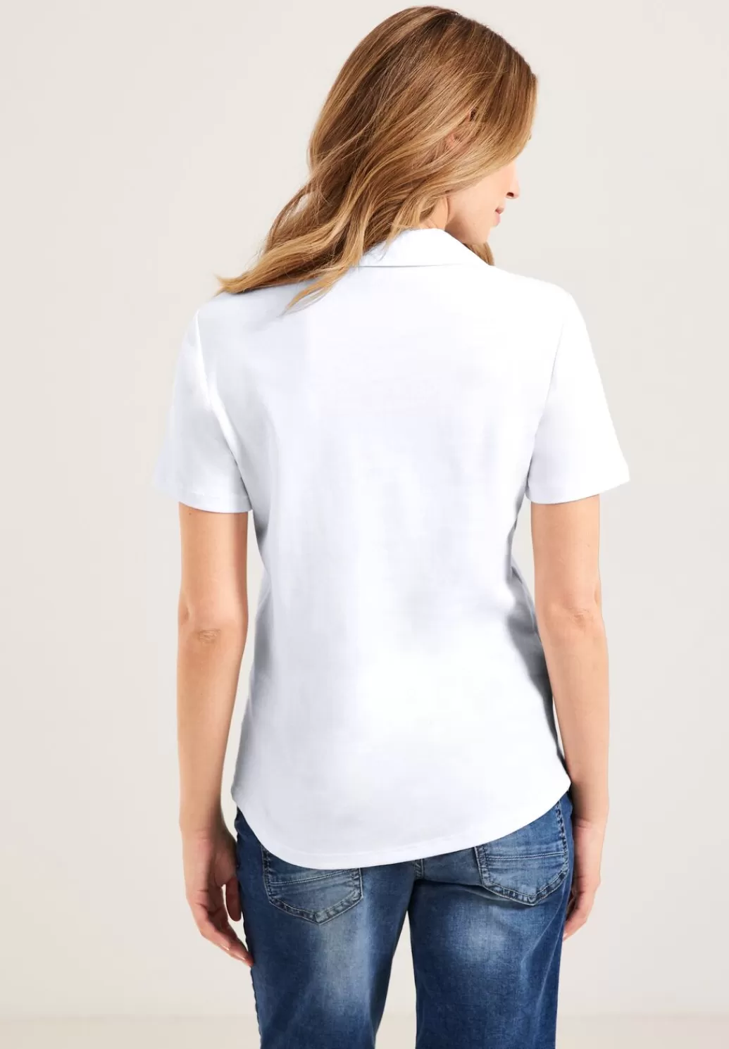 Street One Basic Poloshirt In Unifarbe^Damen Shirts