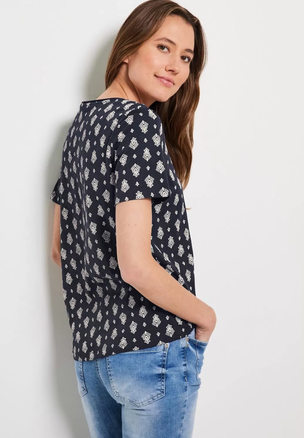 Street One Basic Print Shirt^Damen Shirts