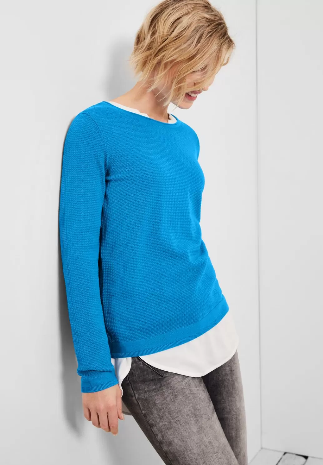 Street One Basic Pullover Mit Struktur^Damen Pullover