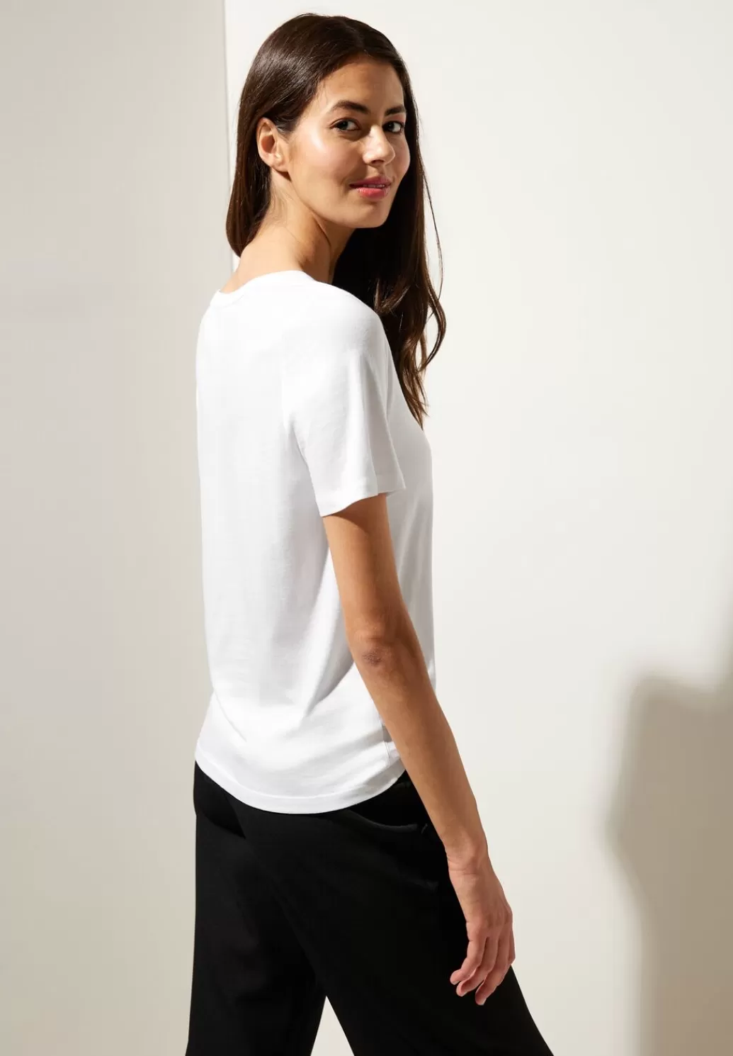 Street One Basic Shirt In Unifarbe^Damen Shirts