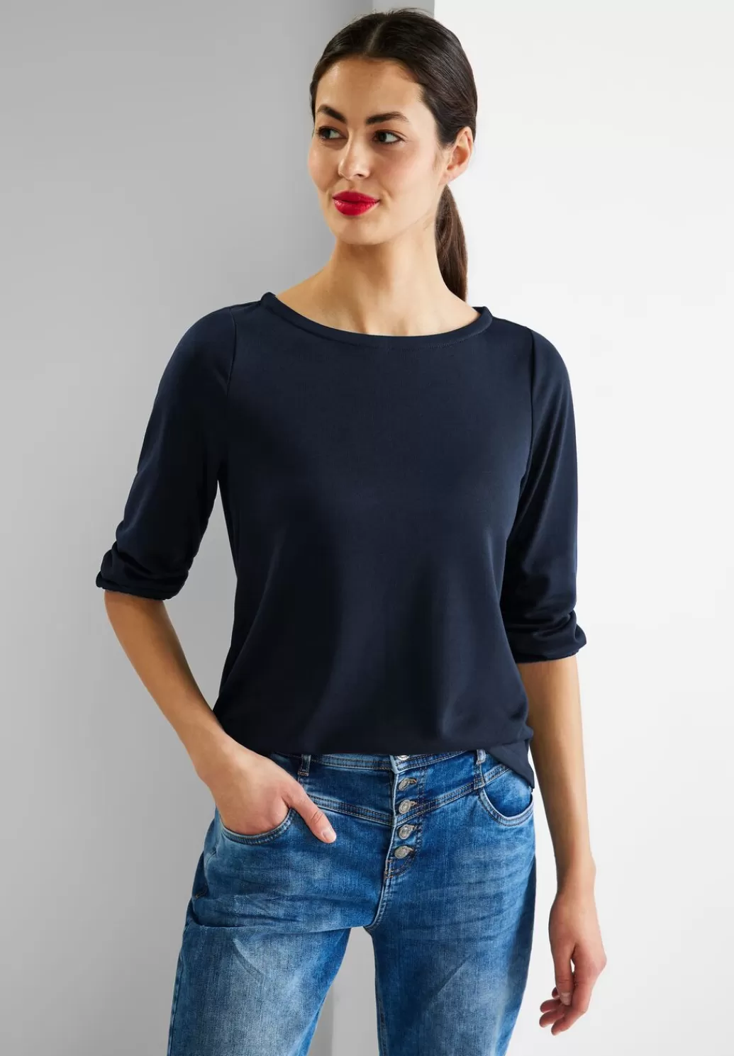 Street One Basic Shirt Mit 3/4 Armel^Damen 3/4-Arm Shirts