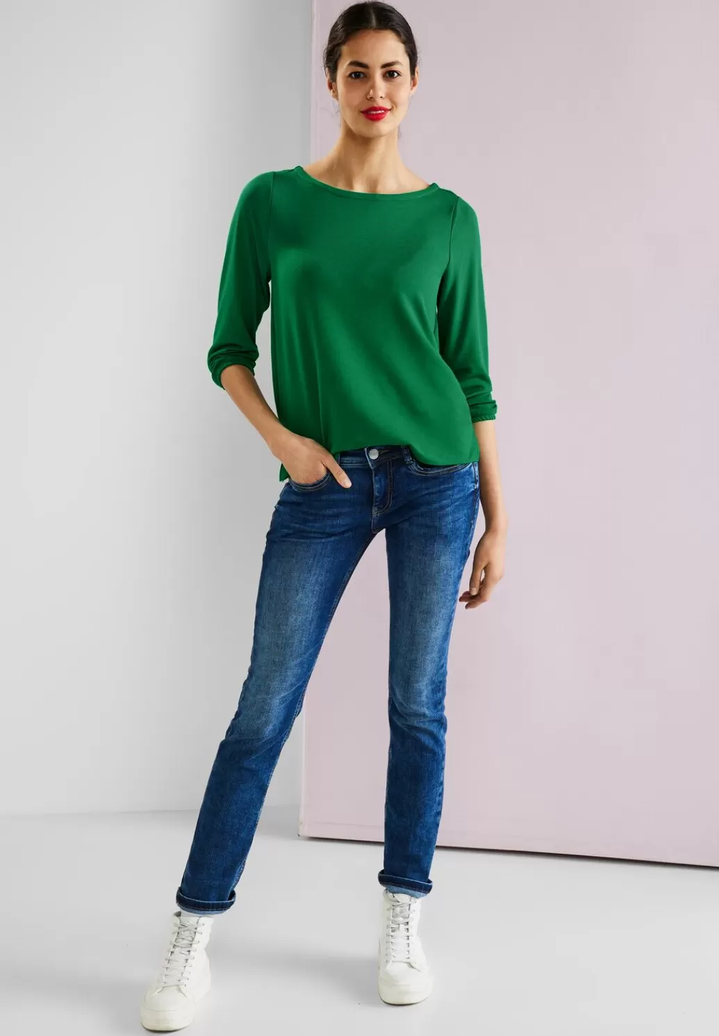 Street One Basic Shirt Mit 3/4 Armel^Damen 3/4-Arm Shirts