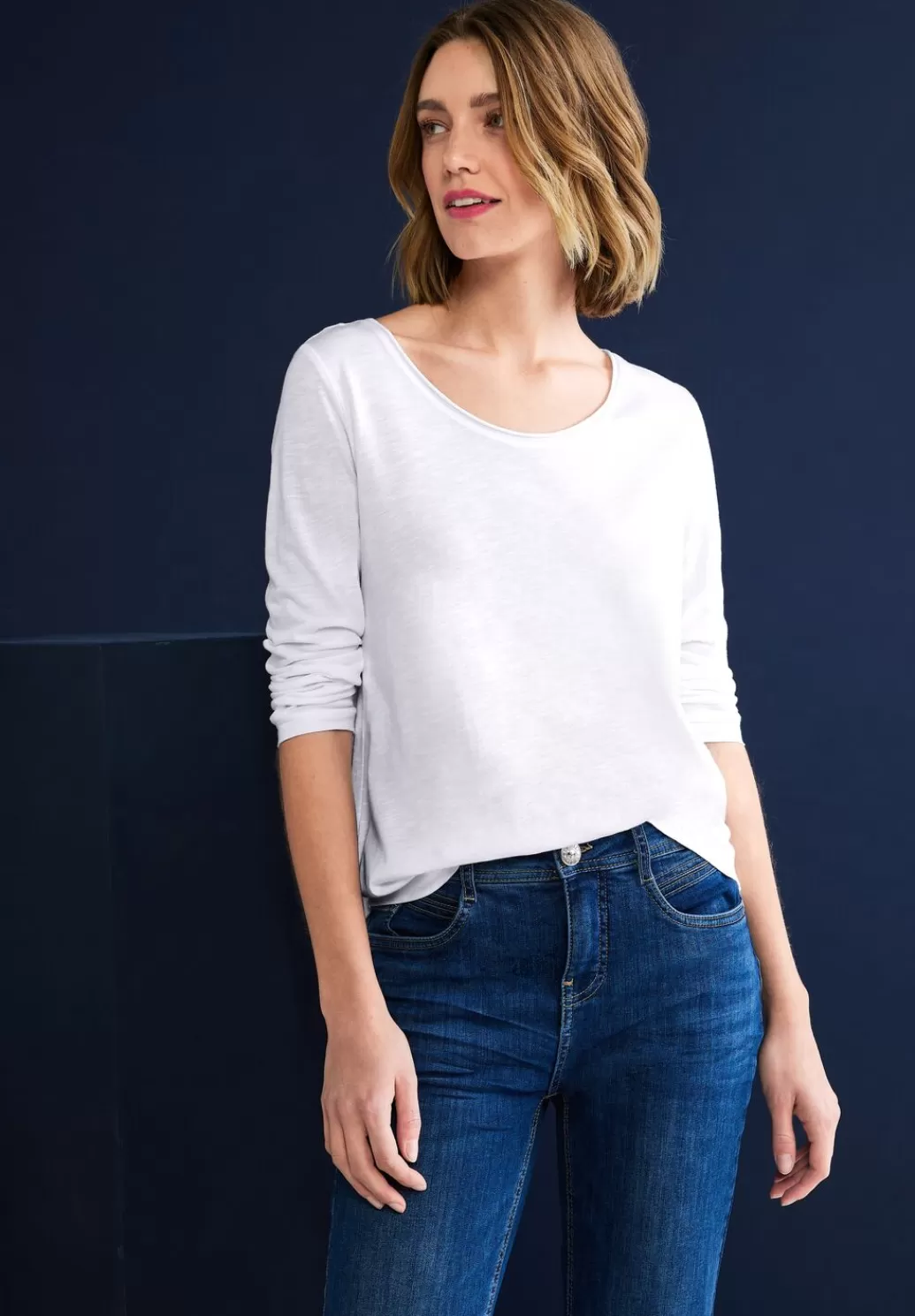 Street One Basic Shirt Mit 3/4 Armel^Damen 3/4-Arm Shirts