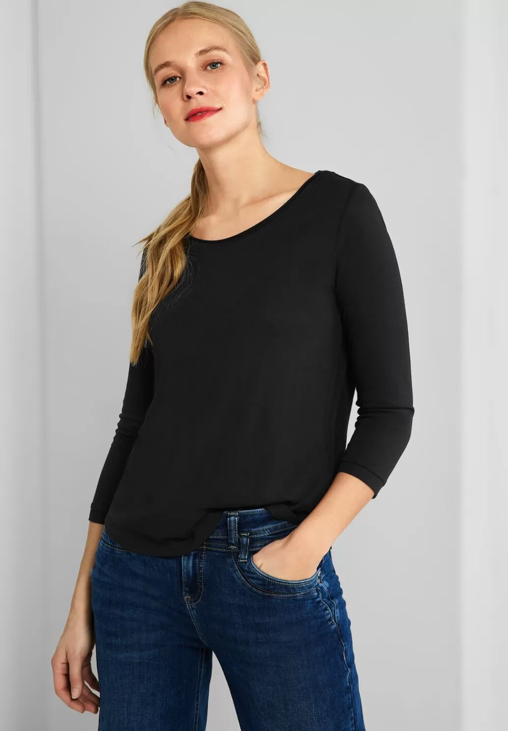 Street One Basic Shirt Mit 3/4 Armel^Damen 3/4-Arm Shirts