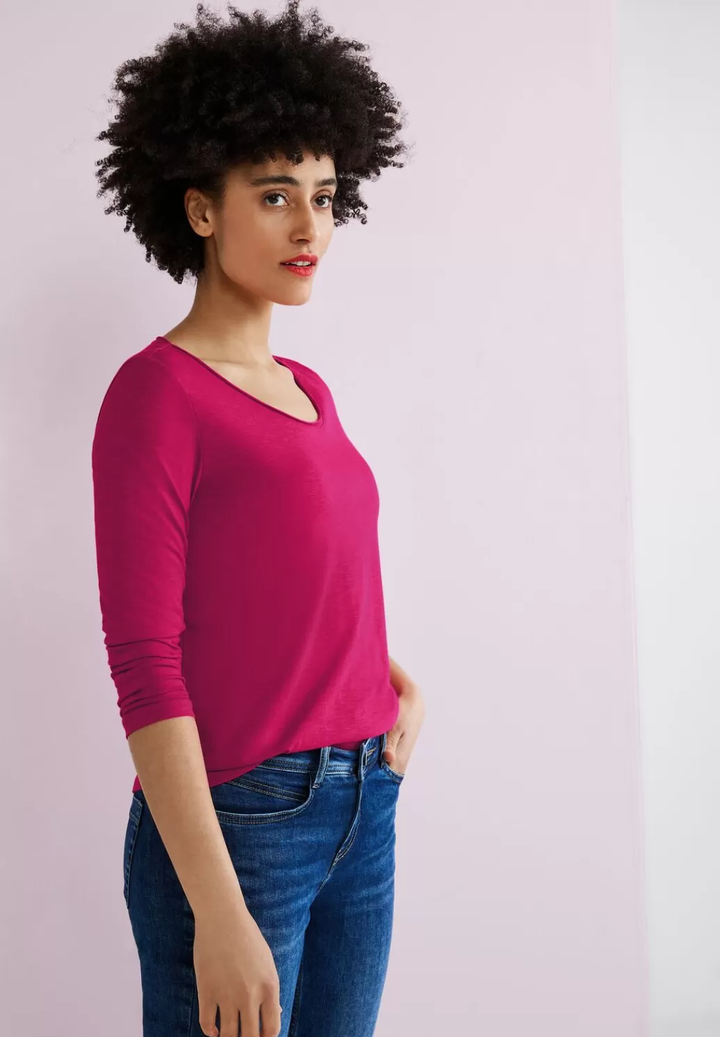 Street One Basic Shirt Mit 3/4 Armel^Damen 3/4-Arm Shirts