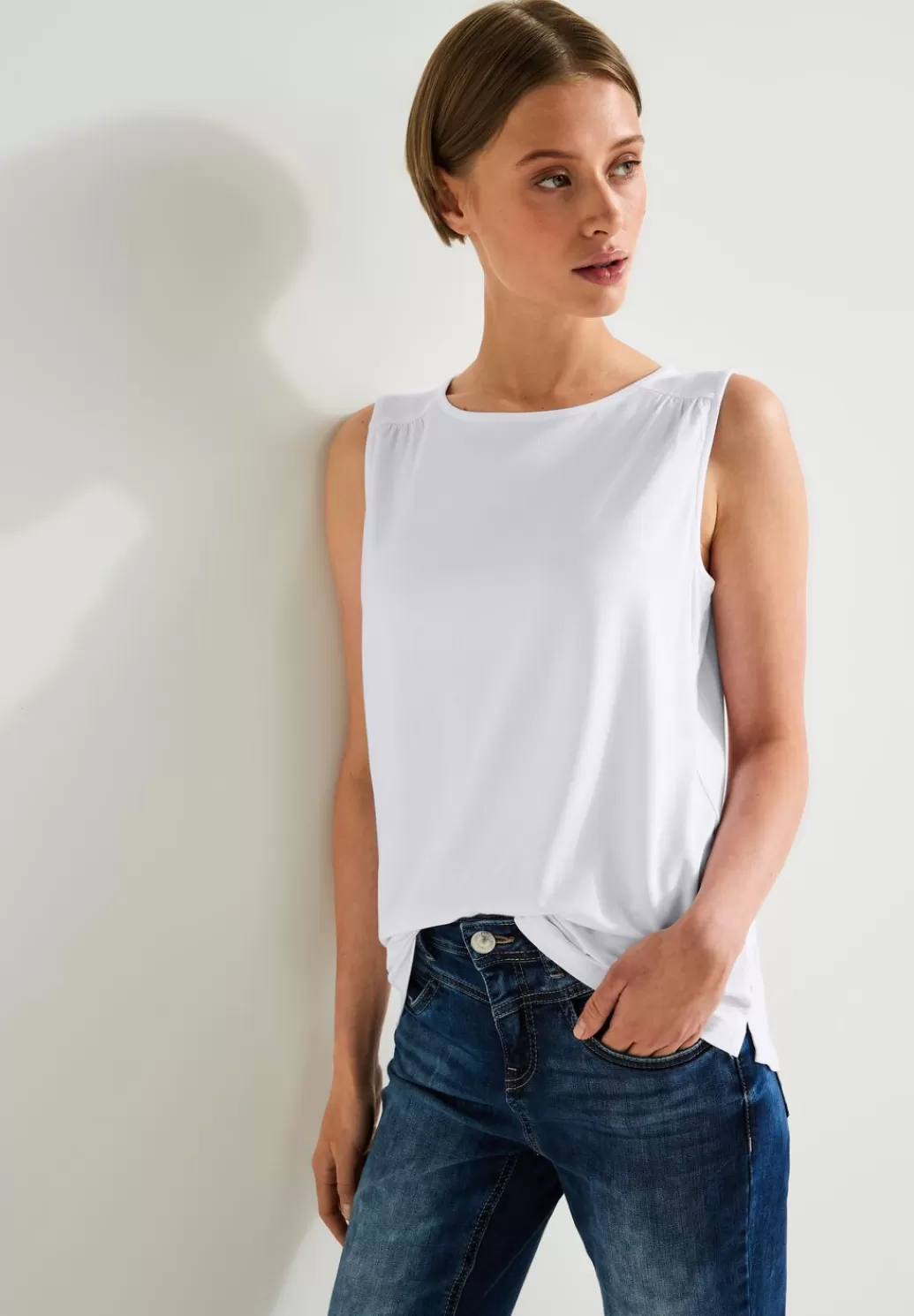 Street One Basic Top In Unifarbe^Damen Tops