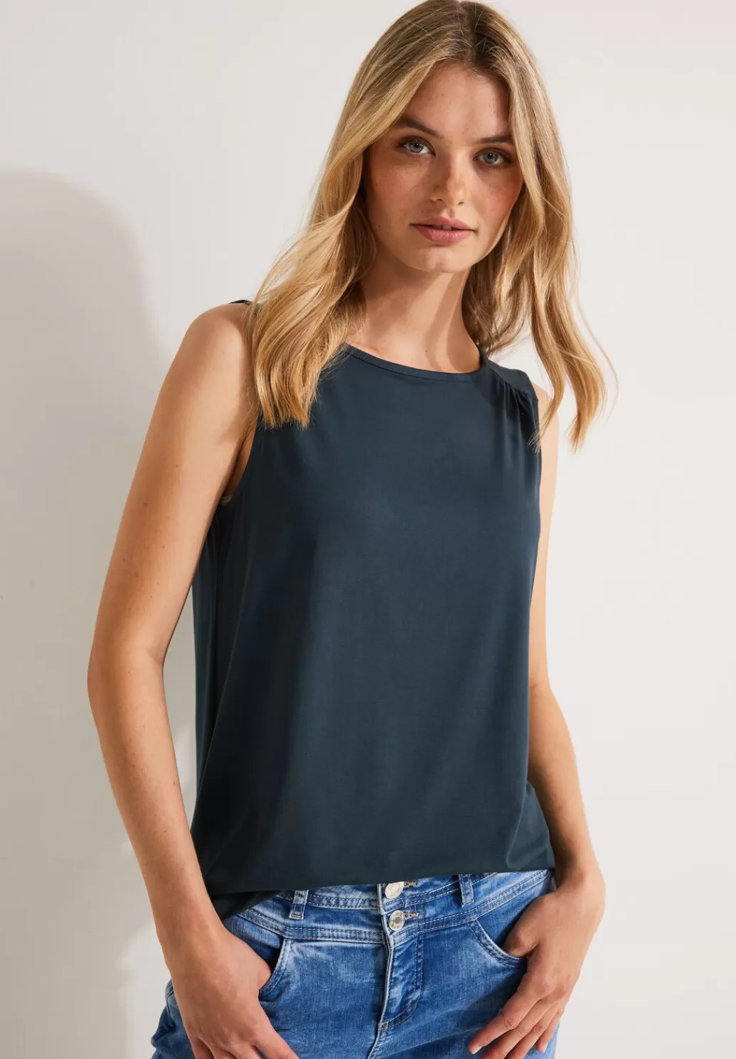 Street One Basic Top In Unifarbe^Damen Tops