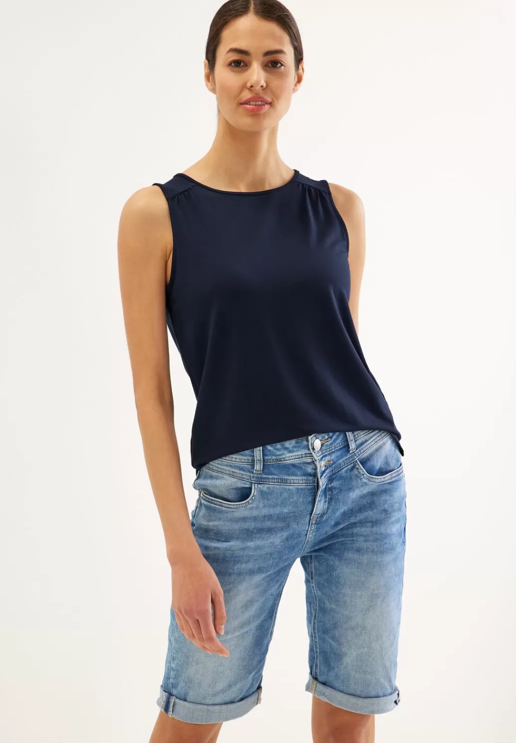 Street One Basic Top In Unifarbe^Damen Tops