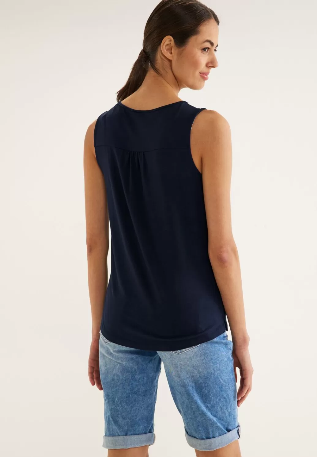 Street One Basic Top In Unifarbe^Damen Tops