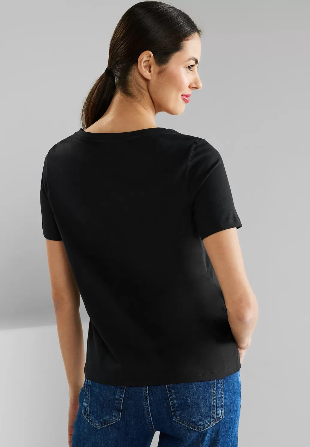 Street One Basic T-Shirt^Damen Shirts