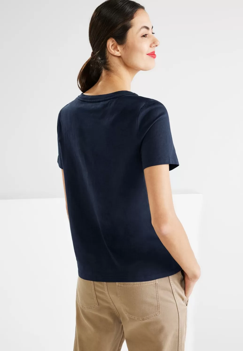 Street One Basic T-Shirt^Damen Shirts