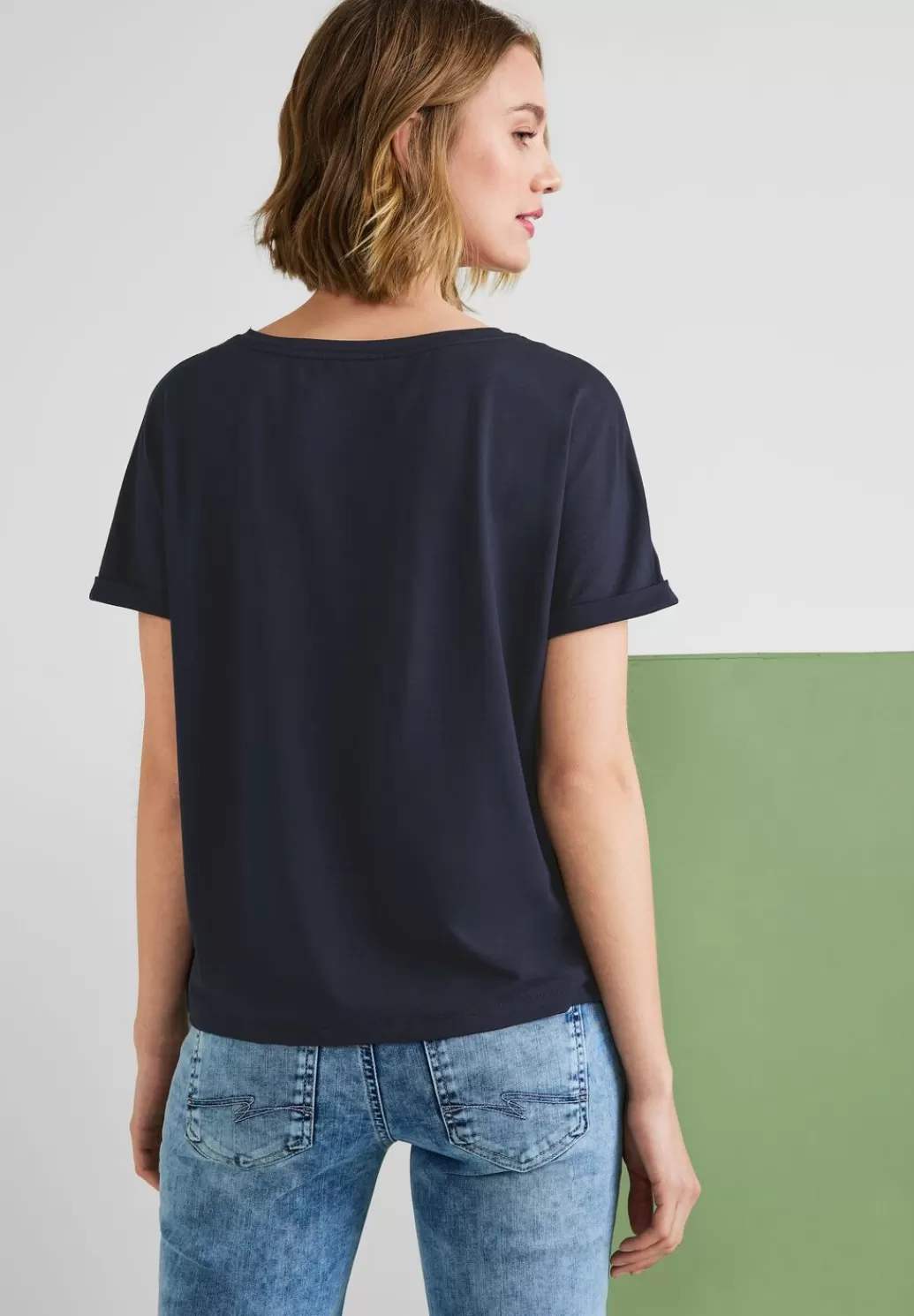 Street One Basic T-Shirt^Damen Shirts