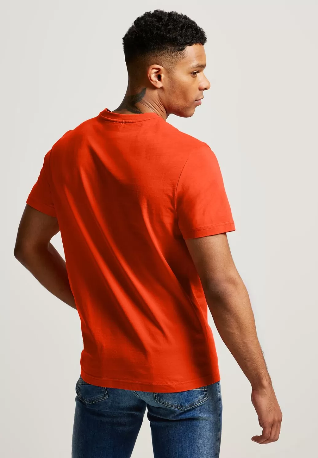 Street One Basic T-Shirt In Unifarbe^Herren T-Shirts & Polos