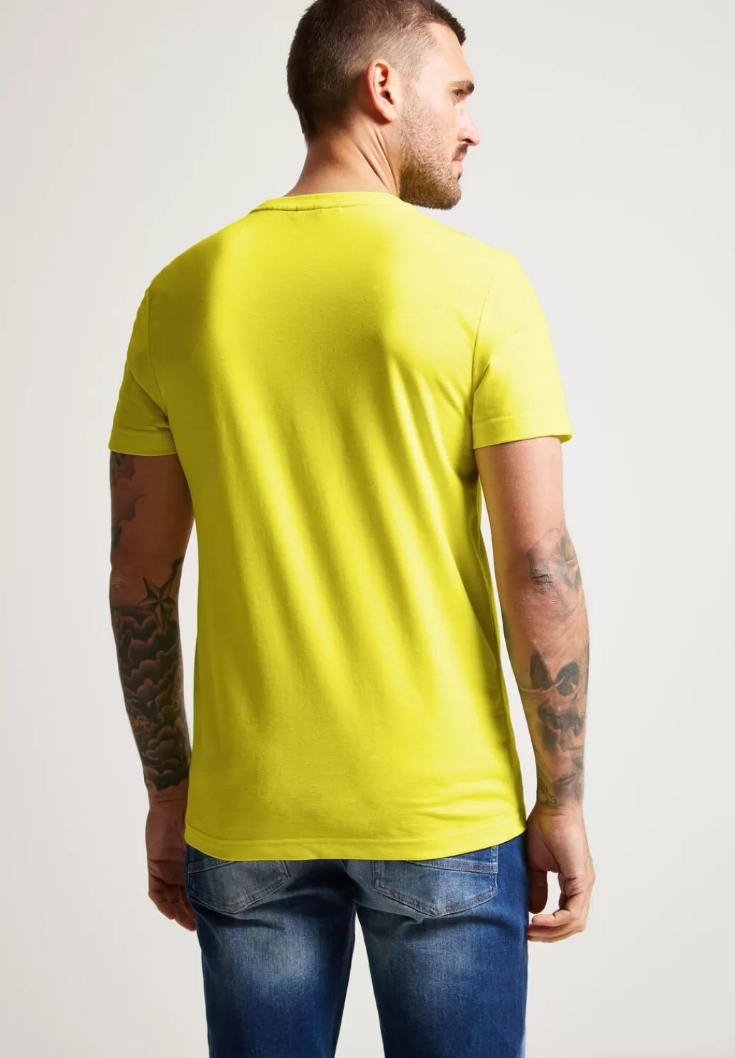 Street One Basic T-Shirt In Unifarbe^Herren T-Shirts & Polos