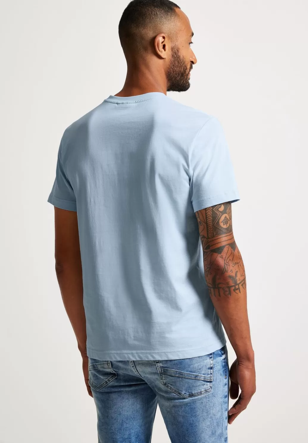 Street One Basic T-Shirt In Unifarbe^Herren T-Shirts & Polos