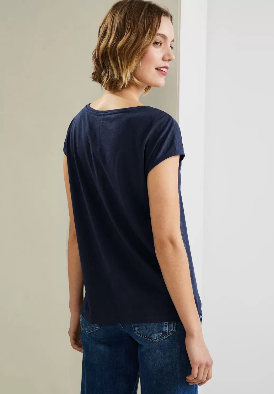 Street One Basic T-Shirt Mit Wording^Damen Shirts