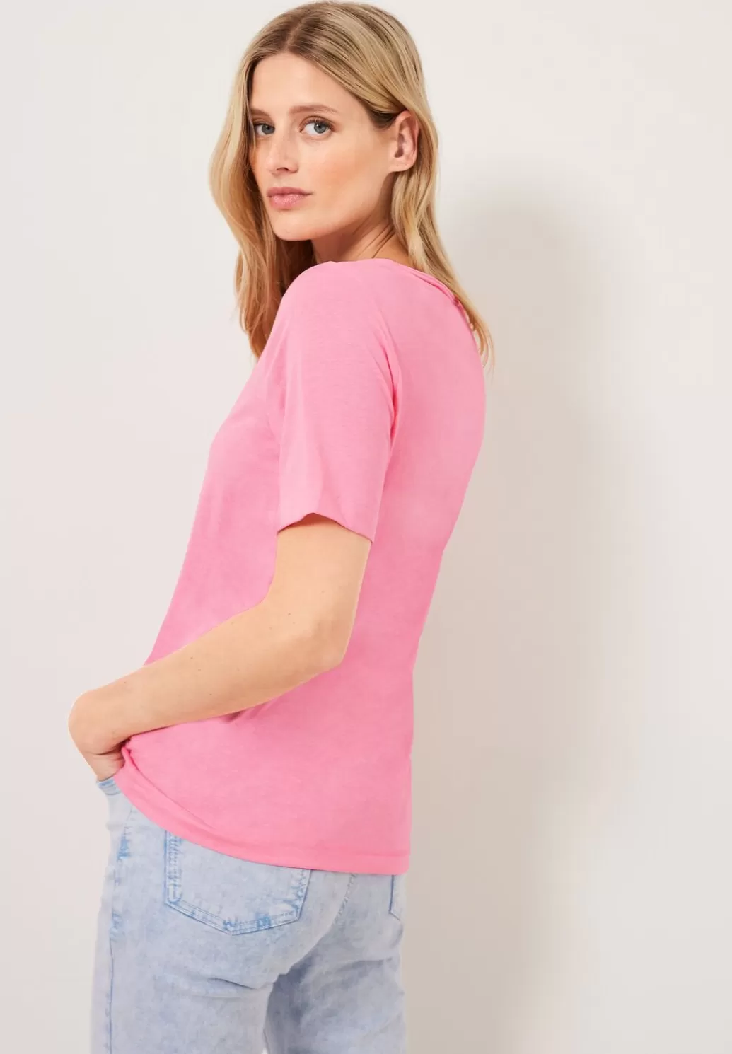 Street One Basic Uni T-Shirt^Damen Shirts