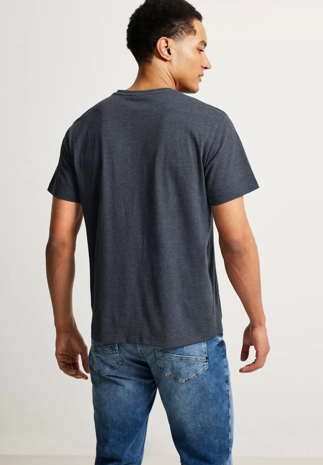 Street One Basic V-Neck T-Shirt^Herren T-Shirts & Polos