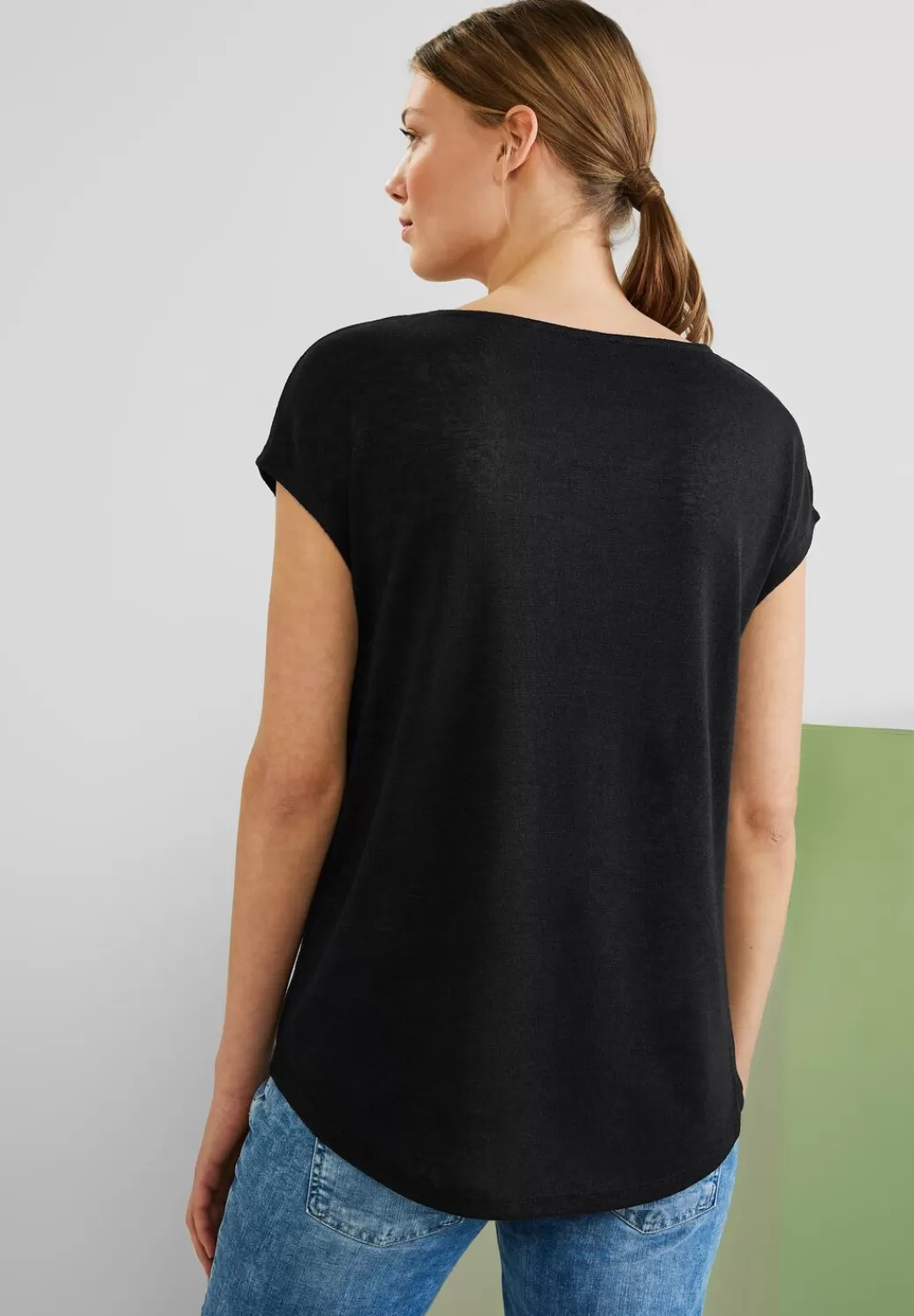 Street One Basicshirt In Leinenlook^Damen Shirts