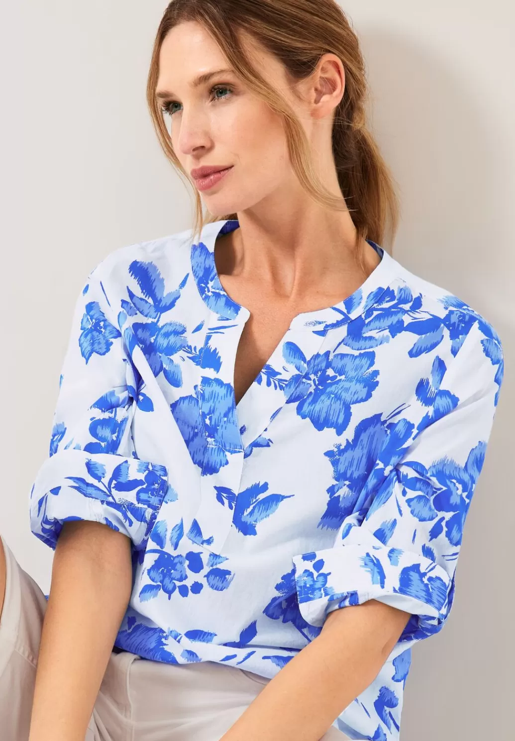 Street One Blumenprint Bluse^Damen 3/4-Arm Blusen