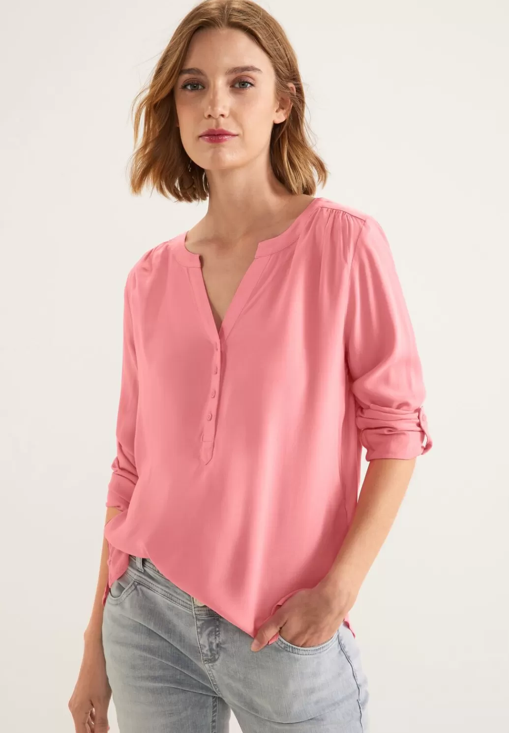 Street One Bluse Im Tunikastyle^Damen Langarm Blusen