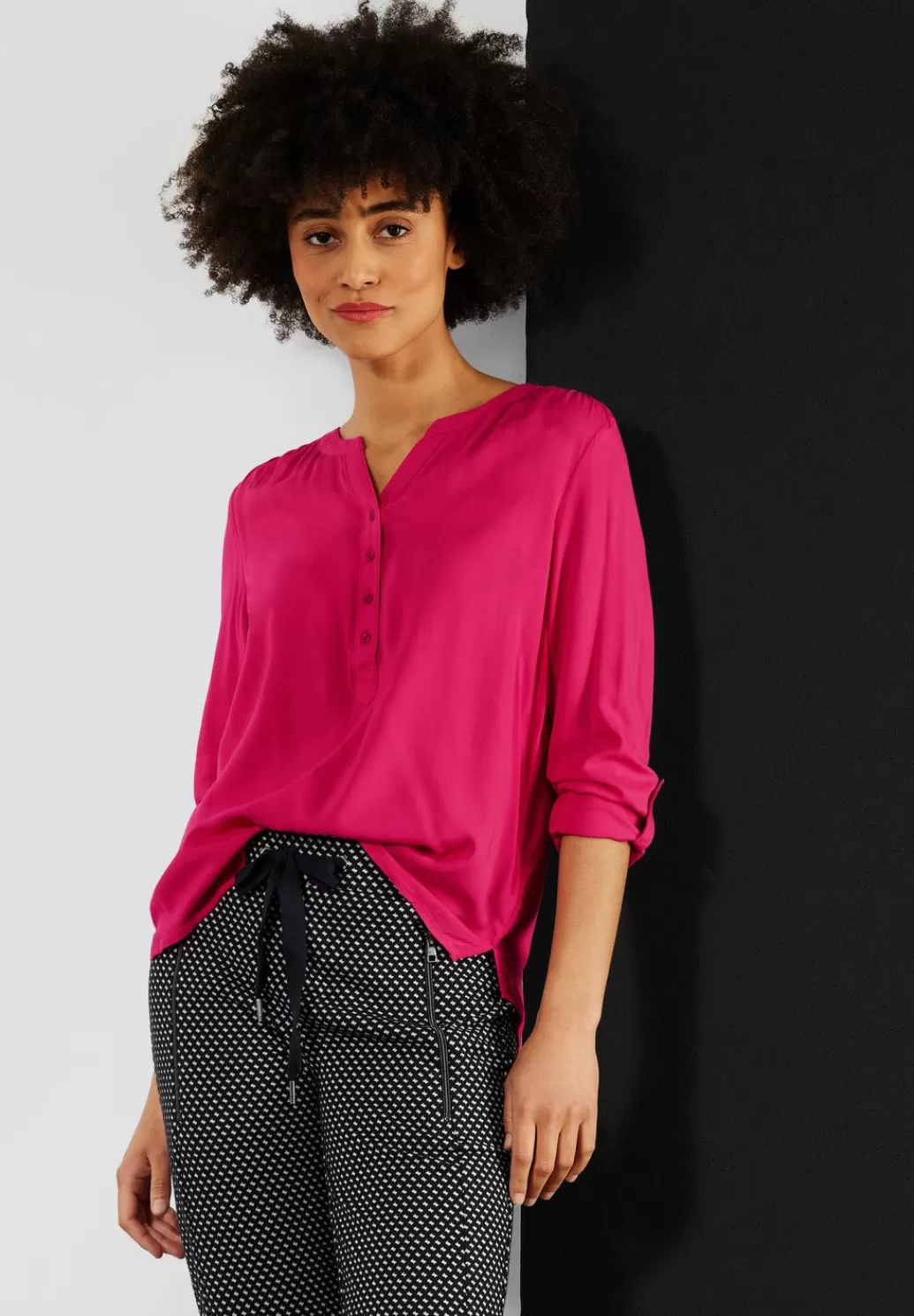 Street One Bluse Im Tunikastyle^Damen Langarm Blusen