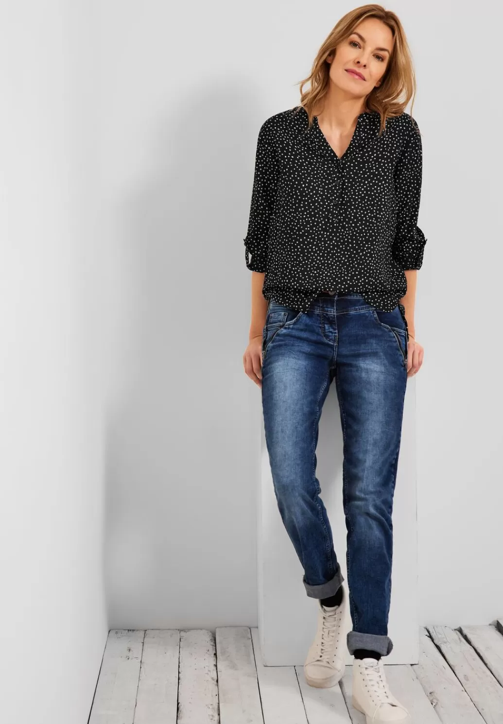 Street One Bluse In Softer Viskose^Damen Langarm Blusen