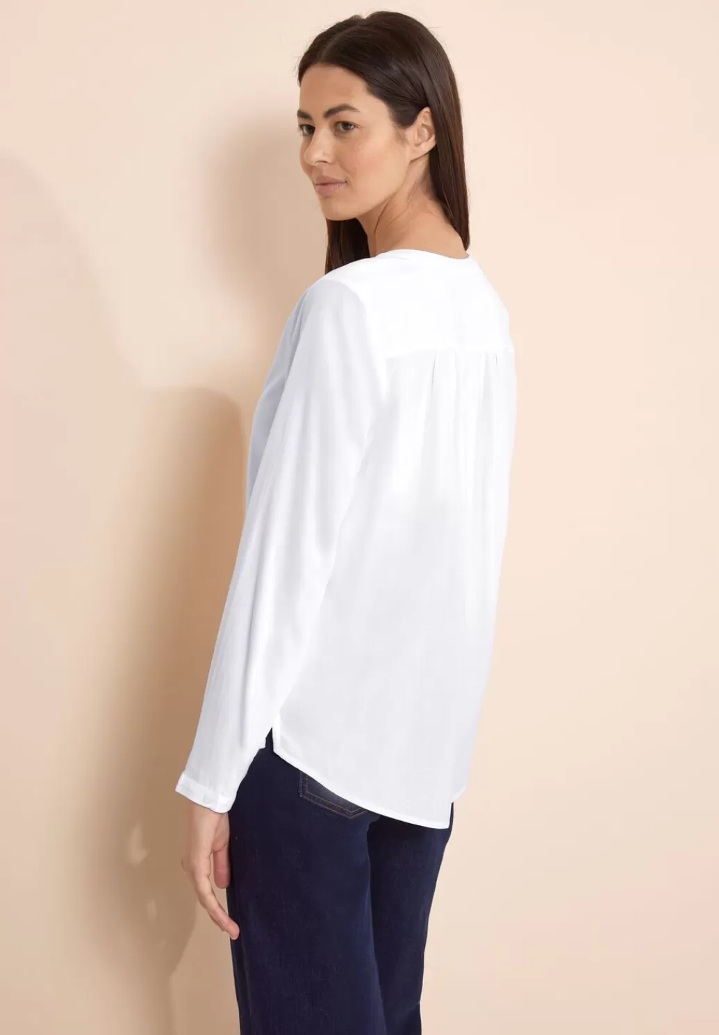 Street One Bluse In Unifarbe^Damen Langarm Blusen