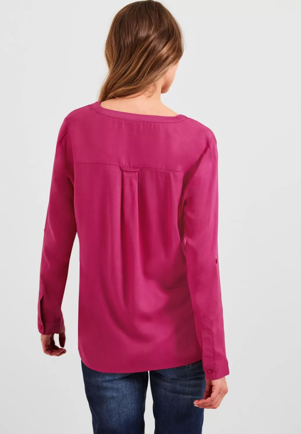 Street One Bluse In Unifarbe^Damen Langarm Blusen