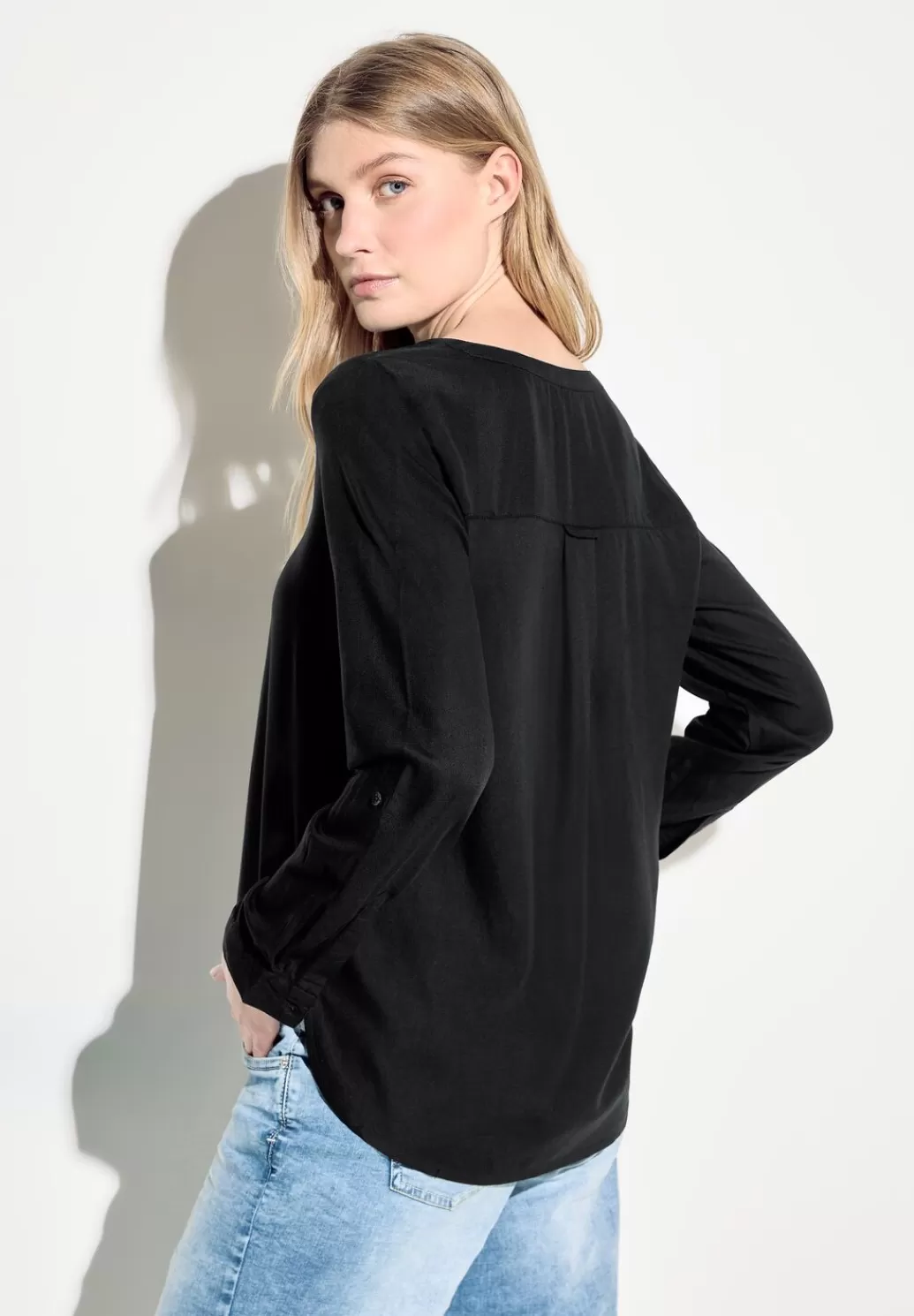 Street One Bluse In Unifarbe^Damen Langarm Blusen