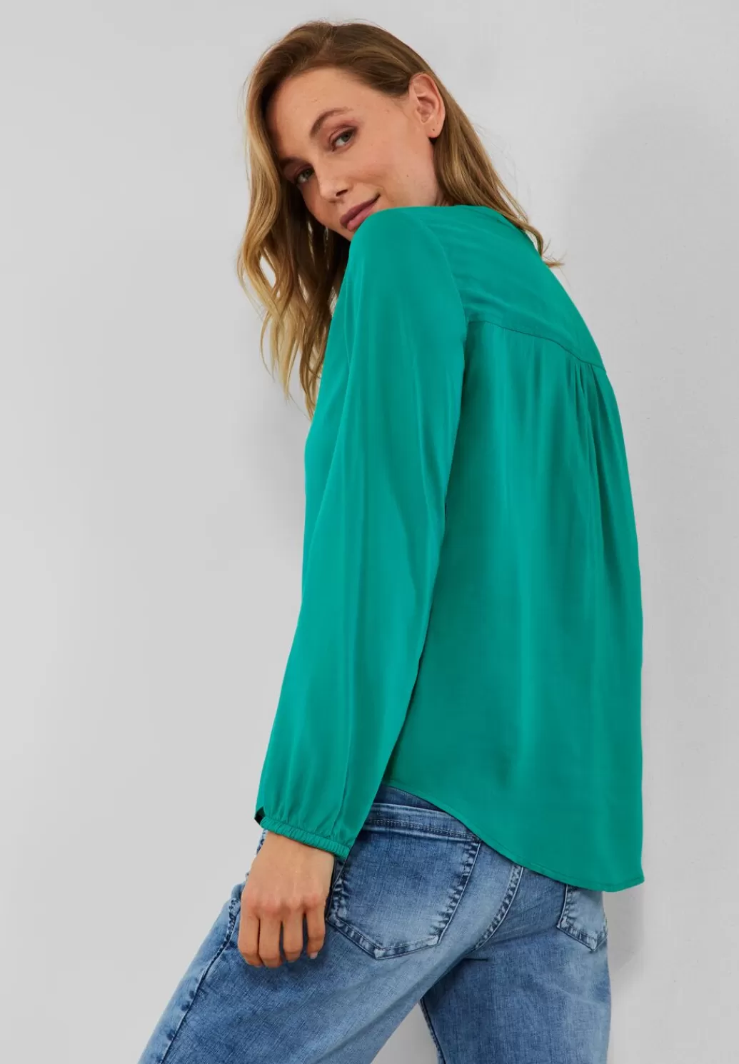 Street One Bluse In Viskose^Damen Langarm Blusen