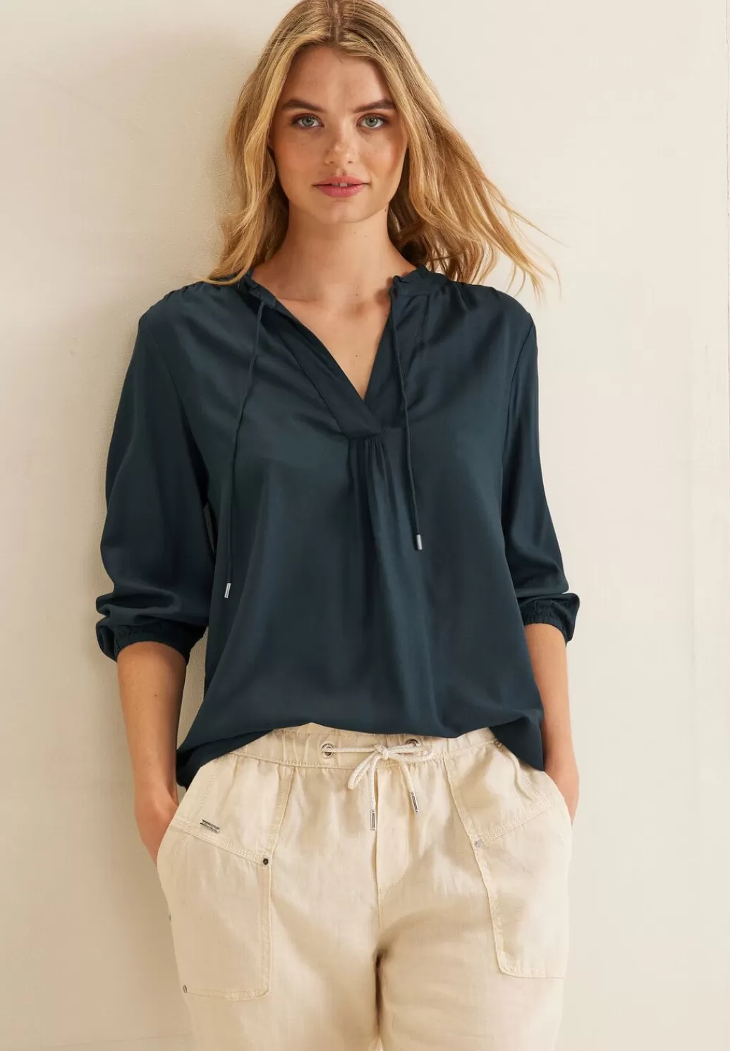 Street One Bluse Mit 3/4 Armel^Damen 3/4-Arm Blusen