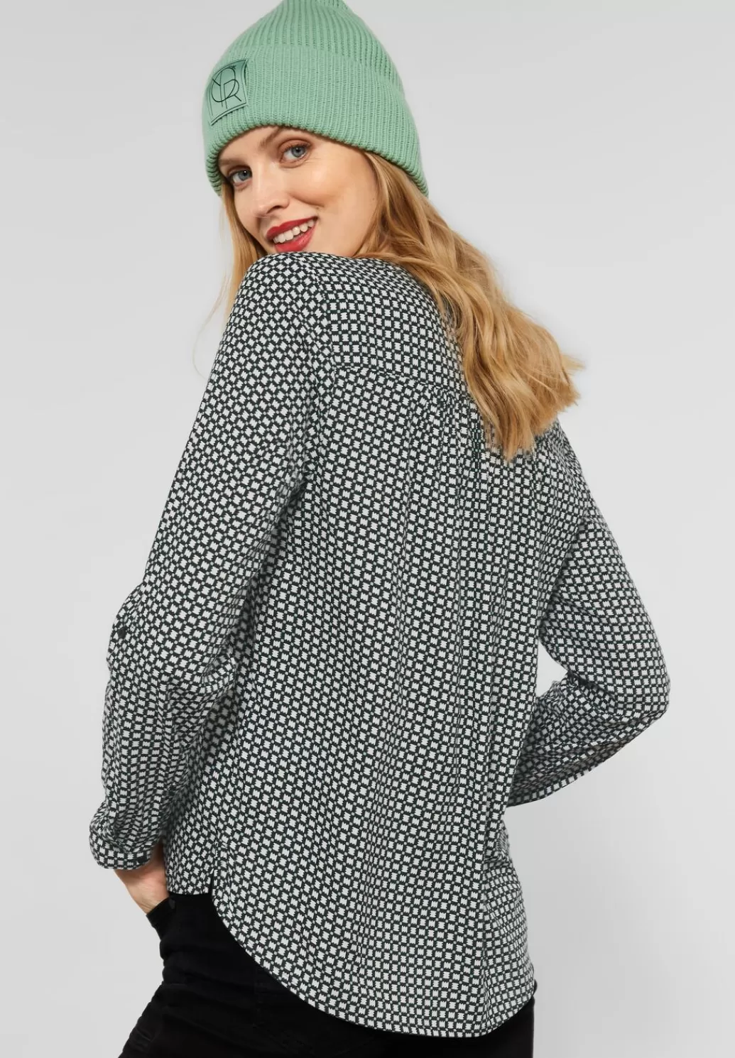 Street One Bluse Mit Allover Print^Damen Langarm Blusen