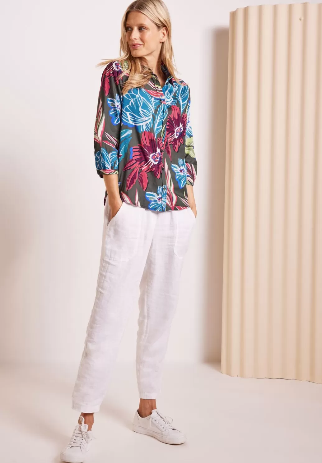 Street One Bluse Mit Blumenprint^Damen 3/4-Arm Blusen