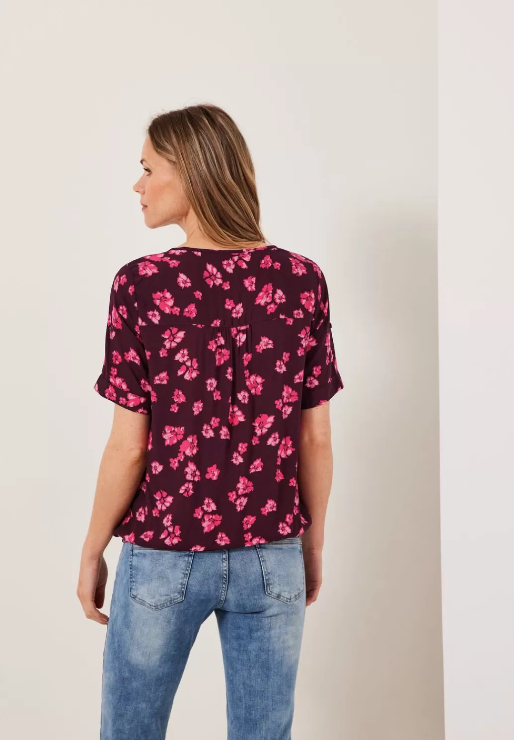 Street One Bluse Mit Blumenprint^Damen Kurzarm Blusen