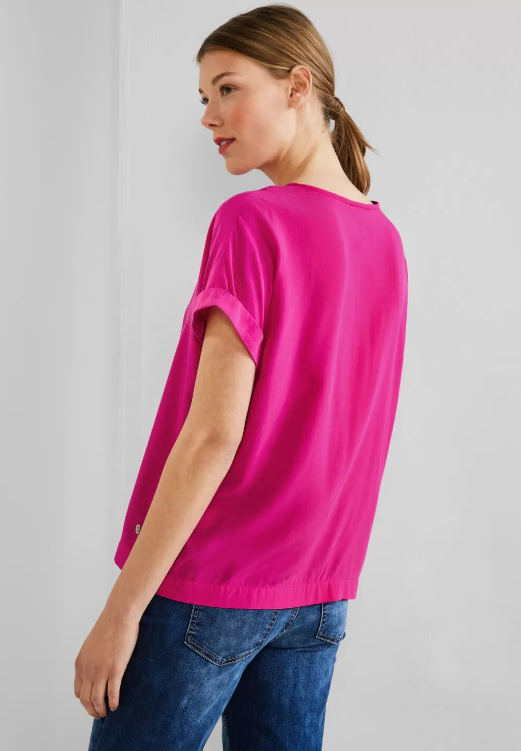 Street One Bluse Mit Klappenkragen^Damen Kurzarm Blusen