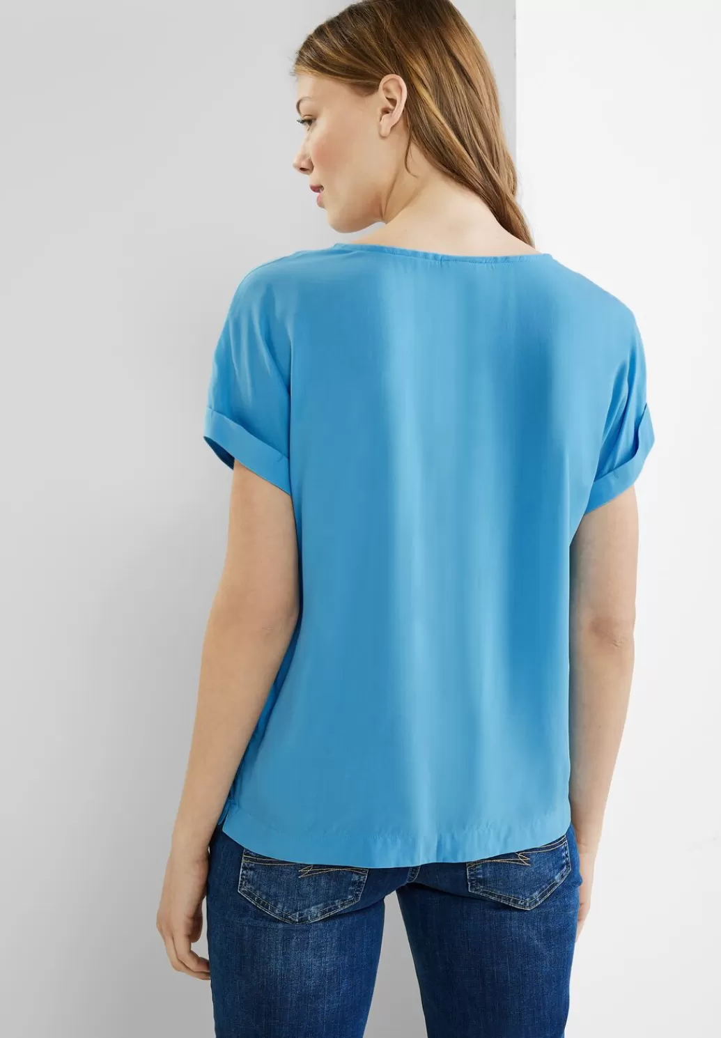 Street One Bluse Mit Klappenkragen^Damen Kurzarm Blusen