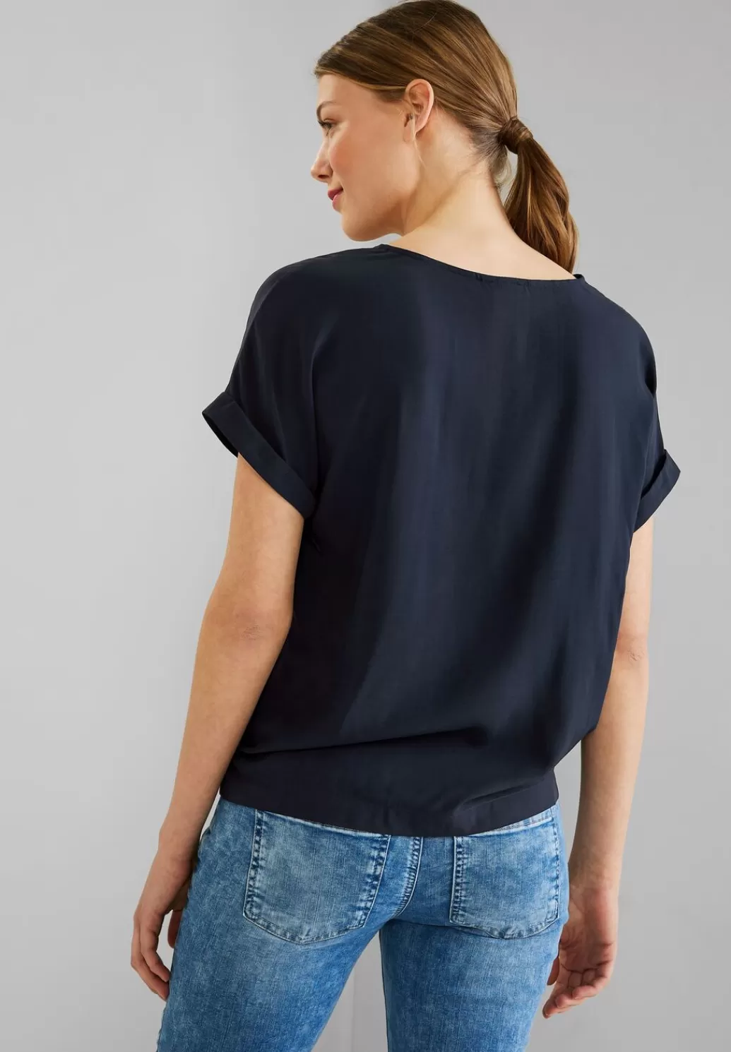 Street One Bluse Mit Klappenkragen^Damen Kurzarm Blusen