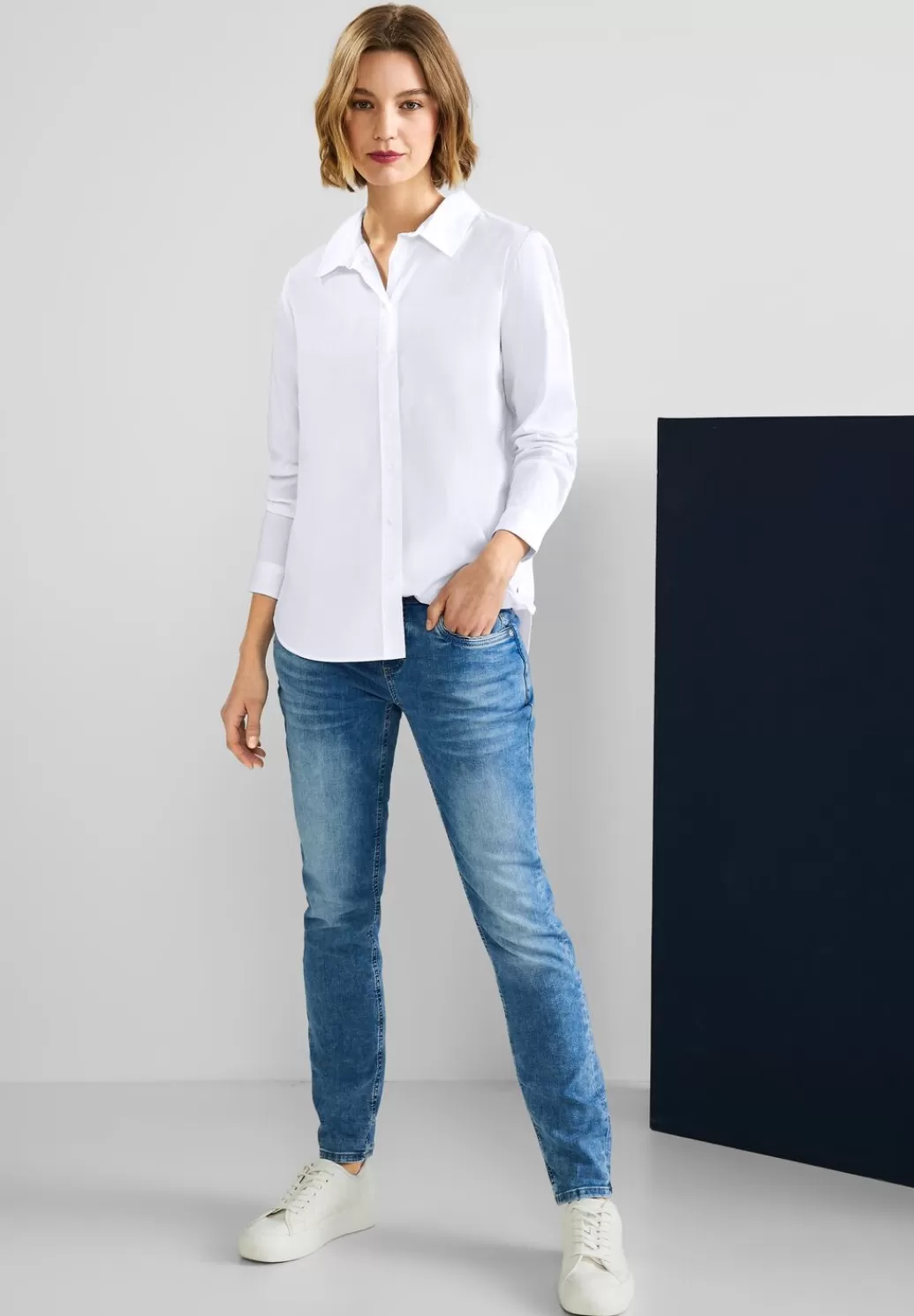 Street One Bluse Mit Knopfleiste^Damen Langarm Blusen