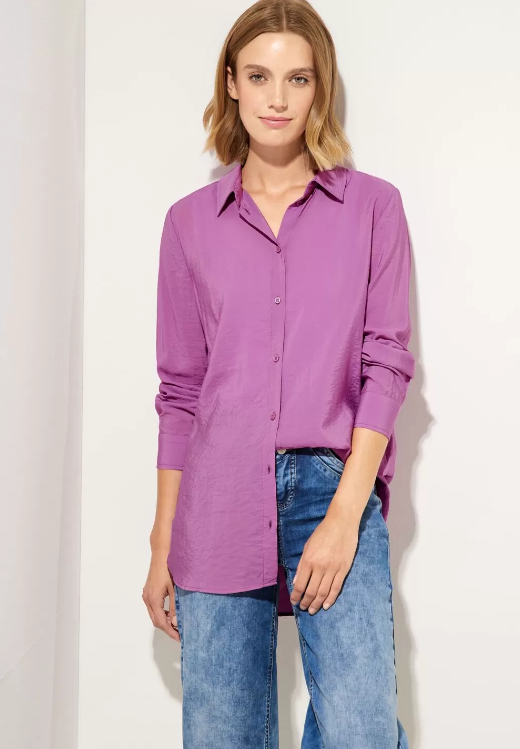 Street One Bluse Mit Knopfleiste^Damen Langarm Blusen