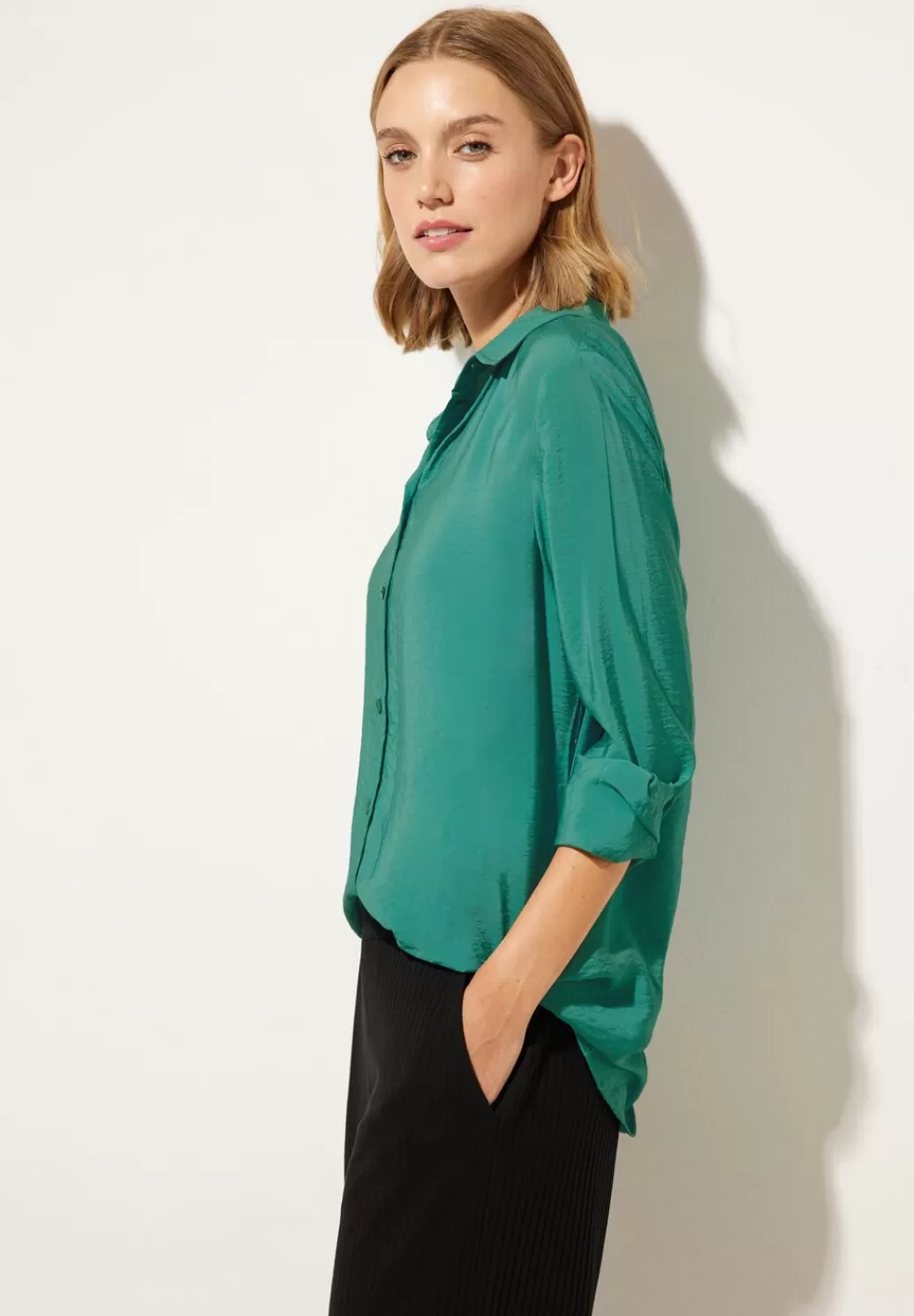 Street One Bluse Mit Knopfleiste^Damen Langarm Blusen