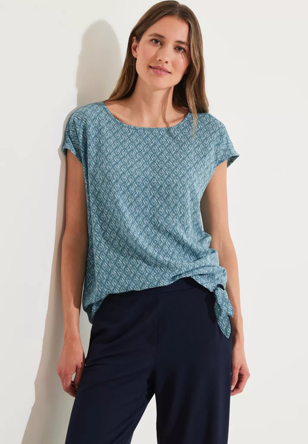 Street One Bluse Mit Knotendetail^Damen Kurzarm Blusen