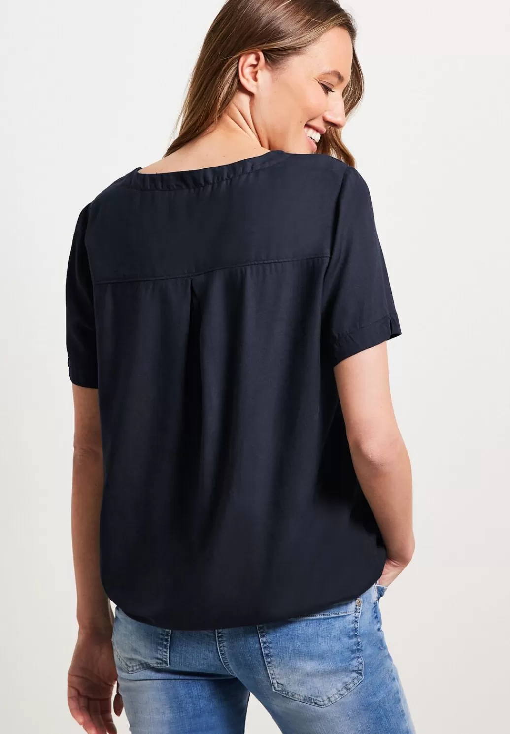 Street One Bluse Mit Knotendetail^Damen Kurzarm Blusen