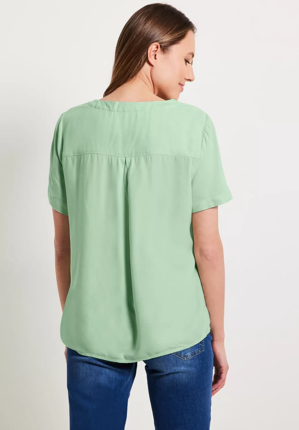 Street One Bluse Mit Knotendetail^Damen Kurzarm Blusen