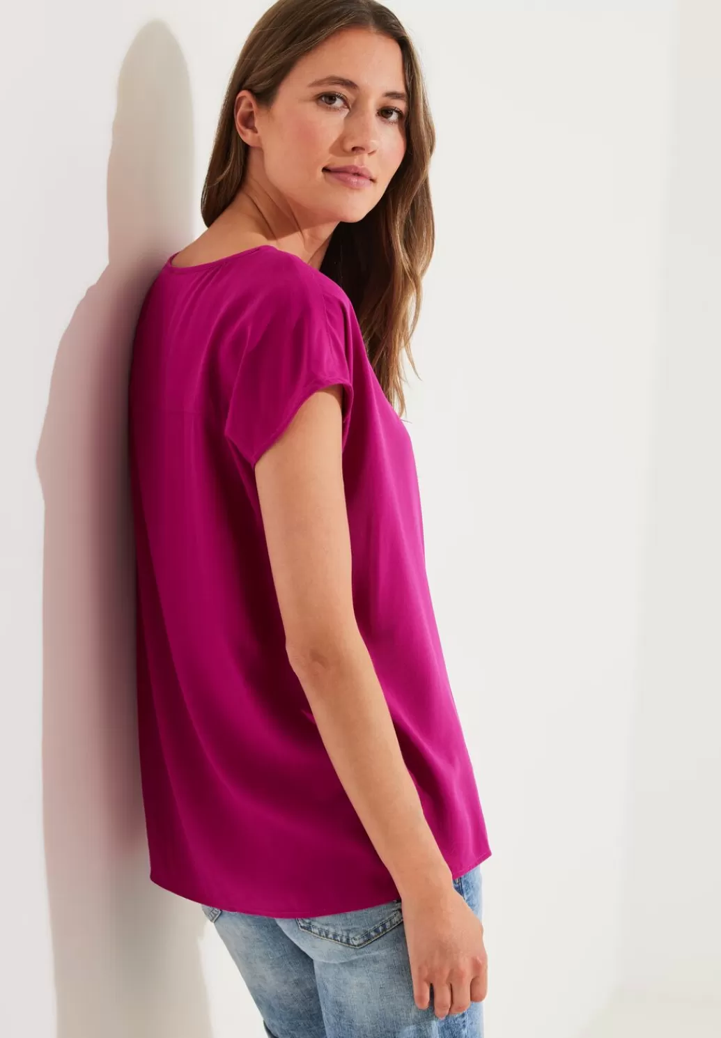 Street One Bluse Mit Knotendetail^Damen Kurzarm Blusen